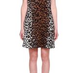 Stella McCartney wool blend Short-Sleeve Leopard-Print Shift Dress EU 40/US S Photo 1