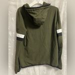 PINK - Victoria's Secret Women’s Pink Victoria Secret Long Sleeve Green Hood Zip Front Jacket Sz L NWOT Photo 1