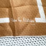 Diane Von Furstenberg  Baar & Beards Vintage Deadstock Copper Border Square Scarf Photo 1