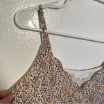 Socialite Swing Tank Top Scalloped Hem White Dots Photo 5