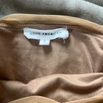 Good American Ruched Mesh Midi Dress size 1 bodycon nude party going out dress Photo 4