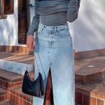 Industry Republic Clothing Denim Midi Skirt Blue Size 4 Photo 7