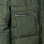 Avec Les Filles  Winter Coat Puffer Zip Pockets Olive Green Women’s Size Medium Photo 12