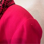 Le Suit  2 Piece Suit Set Pink Blazer and Black Skirt W/scarf - Women 18W Formal Photo 13