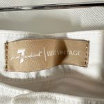 7 For All Mankind  Exposed Button High Waist Crop
Straight Leg Jeans Size 31 Photo 3