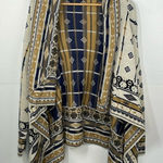 Freeway Apparel Freeway Waterfall Shawl Wrap Cardigan Sweater Aztec Print Long sleeves sz Large Photo 0
