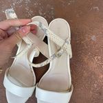 Cole Haan  block heel cream classy sandals sz 7.5 Photo 3