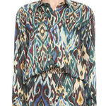 Gerard Darel  Christian Button Front Shirt Emerald Photo 0