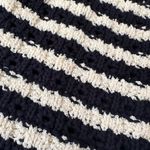 NWT Industry Navy & White Striped Knit Cropped 3/4 Sleeve V Photo 6