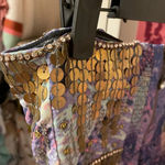 Ecote  BEADED WATERCOLOR STRAPLESS DRESS Photo 3