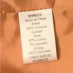 Coldwater Creek  Chestnut Brown Leather Vest Size Large Photo 11