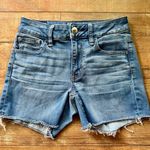 American Eagle Super Stretch High Rise Shortie Jean Shorts Size 0 Photo 0