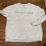 Southern Marsh  Light Gray Crewneck Sweater M Photo 0
