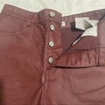 ZARA  High Waisted Faux Leather Shorts Photo 2