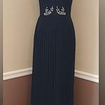 Chi Chi London Black Beaded Pleated Shirred Back Strapless Maxi Dress by Chi Chi from Modcloth Photo 0