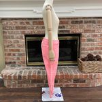 a.n.a  NEON PINK skinny jeans w orange stitching and zipper ankles / 28/6 / EUC Photo 5