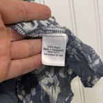 SO  slate blue floral circle flowy boho skirt women's size L Photo 1