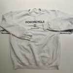 Powercycle‎ Milwaukee Women Large Champion Gray Long Sleeve Sweatshirt Photo 0