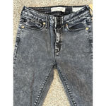 BULLHEAD DENIM High Rise Skinniest Black Acid Wash Jeans‎ Womens 0 Goth Denim Gray Photo 1