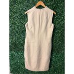 Akris  Tan And Gold Dress Sz 8 Silk Photo 1