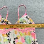 Victoria's Secret Victoria Secret M Floral Satin Lace Trim Slip Dress Lingerie Babydoll Cottage Photo 7