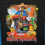 Iron Maiden “Viva Mexico Cabrones “ Heavy Metal Band Graphic T-Shirt Size Large Photo 1