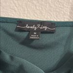 Lovely Day  Green Ruched Sheath Cocktail Dress Photo 1
