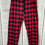 Plaid Flannel Sleep/Lounge Pants Red/Black Buffalo Check Photo 0