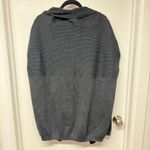 Athleta  Restful Cocoon Wrap Cardigan Ribbed Heather Gray Sweater Size Small Photo 1
