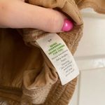 Aerie  small tan brown velour v neck crop tshirt lounge comfy Photo 5