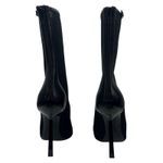 Saint Laurent  Oxalis 115mm Mesh Pointed Toe Ankle Boots Black Size 37 Photo 5