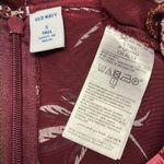 Old Navy Brick Red Floral Sundress with Key Hope Cutout- Small Tall Photo 7