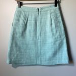 ZARA  Basic cotton/viscose aqua blue skirt in xs. Photo 2