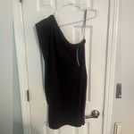 Revolve NWT Susana Monaco Pleated One-Shoulder Mini Dress Cabernet size medium Photo 4