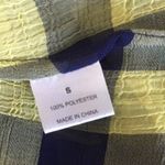 Zoa  New York Plaid Ruffle Blouse Small Sleeveless Cottagecore Chic Photo 5