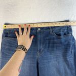 a.n.a . Sz 16 High Rise Wide Leg Jeans Released Frayed Hem Women’s Blue Stretch Photo 9