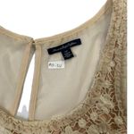 American Eagle Outfitters Women Size Small Mini Dress Cream Crochet 17-312 Photo 3