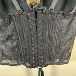 Savagexfenty Savage Fenty Corset Top Size L/XL? Black Lace Lace Up Whimsigoth Sexy Boning Photo 7