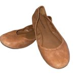 Lucky Brand  Emmie Leather Ballet Flat Women’s Size 9M Brown Non Slip Sole Photo 7