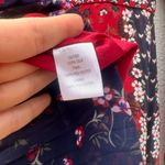 SALONI Vera Silk Printed Pleated Mini Dress Rare SZ0 Red Size 0 Photo 8