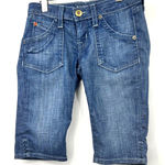 Hudson Jeans Hudson Women's Summer Denim Casual Shorts Stretch Medium Wash Blue Size 25 Photo 0