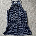 Michael Kors  thin, lightweight, high neck, dark blue tank thin straps women sz S Photo 0