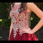 Fiesta Fashion Semi Formal Dress Burgundy Photo 1