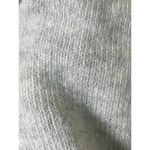 Loft Wool Blend Gray Tie Bottom Mock Neck Sweater Size Small Photo 3