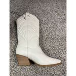 Soda  Women's White Mid Calf Cowboy Boots Size 10 Western Style​ Photo 2