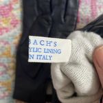 Beautiful black leather gloves in excellent cond Photo 4