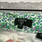 J.Crew  Toothpick Stretch Floral Jeans Straight Leg Zip Front Pockets Green Sz 27 Photo 5