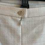 Escada Skirt Creamy Tan Silk & Wool Blend Pencil Skirt Sz EU 42 NWT Neutral Photo 6