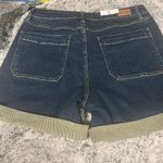 Judy Blue  high waisted cuffed button fly shorts square back pockets NWT size‎ XL Photo 4