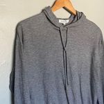 Workshop Republic Clothing Drawstring Cotten Hoodie Sweatshirt Grey Small Photo 2